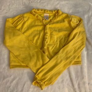 Gymboree Girl Crop Yellow Cardigan